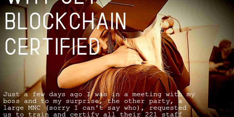 Why get blockchain certified