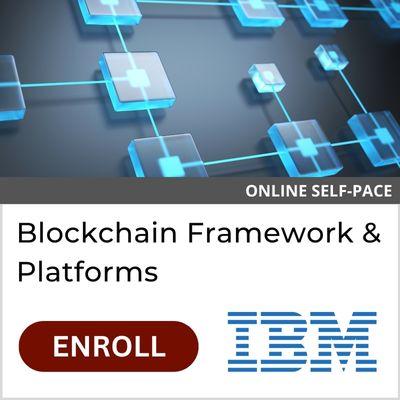 Blockchain Framework & Platforms Course Banner