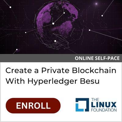 Create a Private Blockchain with Hyperledger Besu