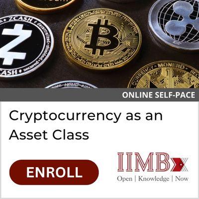 Cryptocurrency Asset Class course banner