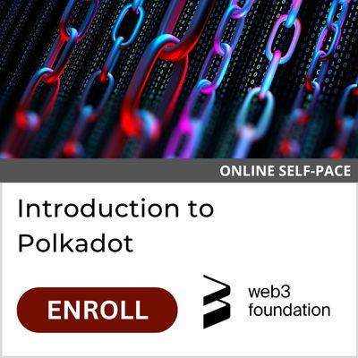 Intro to Polkadot course banner