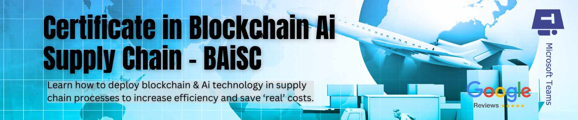 Certificate in Blockhain Ai in Supply Chain course page header